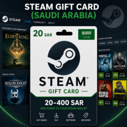 Steam Gift Card (Саудовская Аравия) 20–400 SAR | Код пополнения Steam
