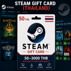 Steam Gift Card (Таиланд) 50–3000 THB | Код пополнения Steam