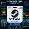 Steam Gift Card (Уругвай) 210–2100 UYU | Код пополнения Steam