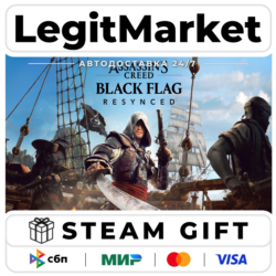 Assassin's Creed Black Flag Resynced / Steam АВТО / РУ   МИР