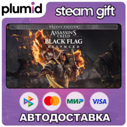 Assassin's Creed Black Flag Resynced Deluxe Edition Steam Gift / Россия   МИР / АВТО