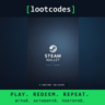 Подарочная карта Steam на $20 USD