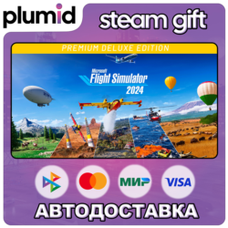 Microsoft Flight Simulator 2024 Premium Deluxe Edition Steam Gift / Россия   МИР / АВ