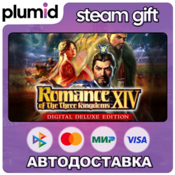 ROMANCE OF THE THREE KINGDOMS XIV Digital Deluxe Edition Steam Gift / Россия   МИР