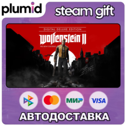Wolfenstein II: The New Colossus Digital Deluxe Edition Steam Gift / Россия   МИР