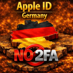 Apple ID Германия            Эксклюзивный аккаунт Полный доступ   Без 2FA