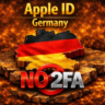 Apple ID Германия            Эксклюзивный аккаунт Полный доступ   Без 2FA