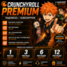 Crunchyroll  Подписка 1/3/6/12 мес | Без рекламы | Гарантия