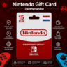 Nintendo Gift Card (Нидерланды) 15–100 EUR | Код пополнения Nintendo