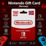 Nintendo Gift Card (Норвегия) 150–1000 NOK | Код пополнения Nintendo