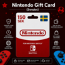 Nintendo Gift Card (Швеция) 150–1000 SEK | Код пополнения Nintendo