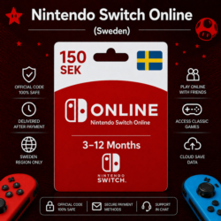 Nintendo Switch Online (Швеция) 3–12 месяцев | Подписка Nintendo