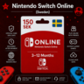 Nintendo Switch Online (Швеция) 3–12 месяцев | Подписка Nintendo