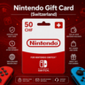 Nintendo Gift Card (Швейцария) 20–150 CHF | Код пополнения Nintendo