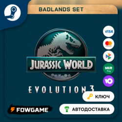 🔵 Jurassic World Evolution 3 - Badlands Set DLC (РУ СНГ) 🔑КЛЮЧ STEAM