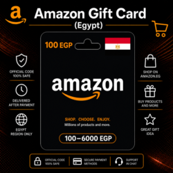 Amazon Gift Card (Египет) 100–6000 EGP | Код пополнения Amazon