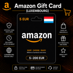 Amazon Gift Card (Люксембург) 5–200 EUR | Код пополнения Amazon
