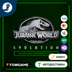 🔵 Jurassic World Evolution: Herbivore Dinosaur Pack DLC (РУ СНГ) 🔑КЛЮЧ STEAM