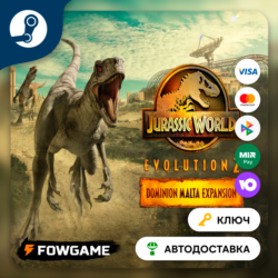 🔵 Jurassic World Evolution 2: Dominion Malta Expansion DLC (РУ СНГ) 🔑КЛЮЧ STEAM