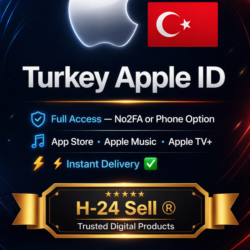Apple ID Турция | Полный Доступ   No2FA или Телефон | Мгновенно