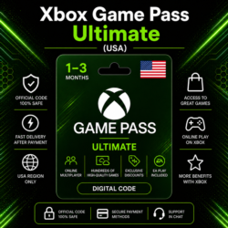 Xbox Game Pass Ultimate (США) 1–3 месяца | Код активации Xbox