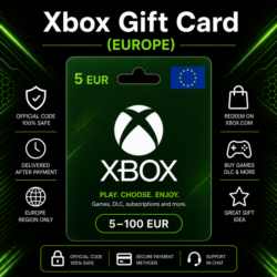 Xbox Gift Card (Европа) 5–100 EUR | Код пополнения Xbox