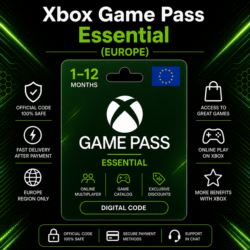 Xbox Game Pass Essential (Европа) 1–12 месяцев | Код активации Xbox