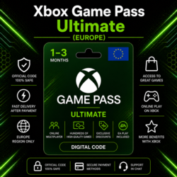 Xbox Game Pass Ultimate (Европа) 1–3 месяца | Код активации Xbox