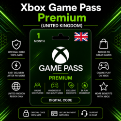 Xbox Game Pass Premium (Великобритания) 1 месяц | Код активации Xbox
