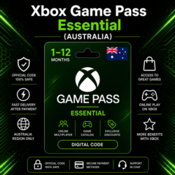 Xbox Game Pass Essential (Австралия) 1–12 месяцев | Код активации Xbox
