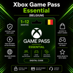 Xbox Game Pass Essential (Бельгия) 1–12 месяцев | Код активации Xbox