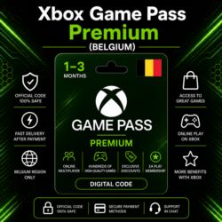 Xbox Game Pass Premium (Бельгия) 1–3 месяца | Код активации Xbox