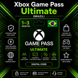 Xbox Game Pass Ultimate (Бразилия) 1–3 месяца | Код активации Xbox