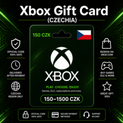 Xbox Gift Card (Чехия) 150–1500 CZK | Код пополнения Xbox