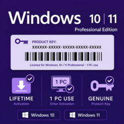 Windows 10 / 11 Home / Pro – Оригинальный ключ активации | Быстрая доставка | 1 ПК