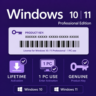Windows 10 / 11 Home / Pro – Оригинальный ключ активации | Быстрая доставка | 1 ПК