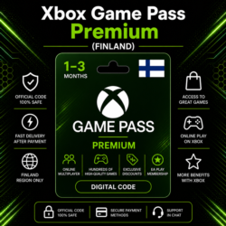 Xbox Game Pass Premium (Финляндия) 1–3 месяца | Код активации Xbox