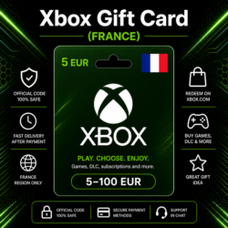 Xbox Gift Card (Франция) 5–100 EUR | Код пополнения Xbox