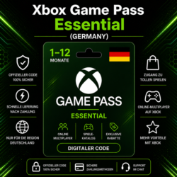 Xbox Game Pass Essential (Германия) 1–12 месяцев | Код активации Xbox