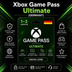Xbox Game Pass Ultimate (Германия) 1–3 месяца | Код активации Xbox