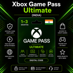 Xbox Game Pass Ultimate (Индия) 1–3 месяца | Код активации Xbox