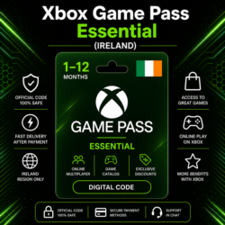 Xbox Game Pass Essential (Ирландия) 1–12 месяцев | Код активации Xbox
