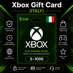 Xbox Gift Card (Италия) 5–100 EUR | Код пополнения Xbox