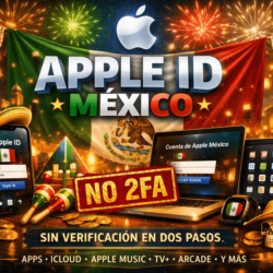 Apple ID Мексика     | Личный аккаунт    No 2FA    Полный доступ