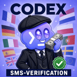 CODEX | СМС-ВЕРИФИКАЦИЯ, CHATGPT PLUS АККАУНТЫ (OPENAI) | ЛИЧНЫЕ