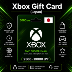 Xbox Gift Card (Япония) 2500–10000 JPY | Код пополнения Xbox