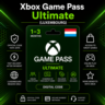 Xbox Game Pass Ultimate (Люксембург) 1–3 месяца | Код активации Xbox