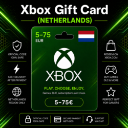 Xbox Gift Card (Нидерланды) 5–75 EUR | Код пополнения Xbox