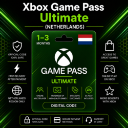 Xbox Game Pass Ultimate (Нидерланды) 1–3 месяца | Код активации Xbox