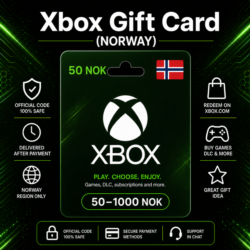 Xbox Gift Card (Норвегия) 50–1000 NOK | Код пополнения Xbox